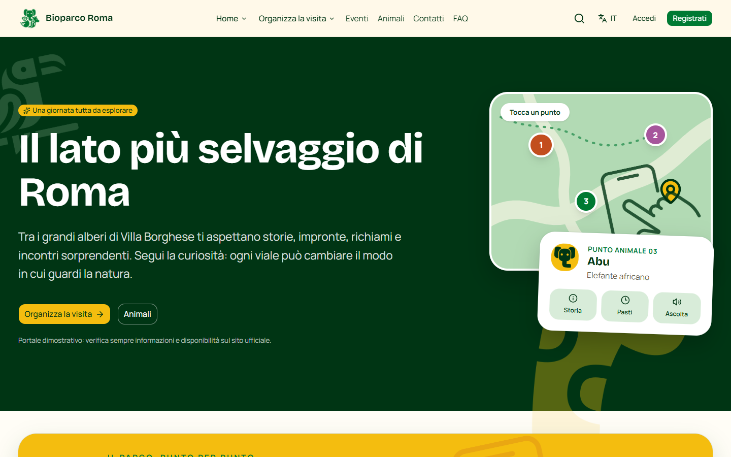Bioparco Roma interactive map